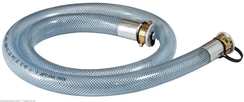 Rems 115633 R Tuyau d‘aspiration/de pression Ø 1", avec insert tissé, longueur 1,5 m pour Rems Multi-Push