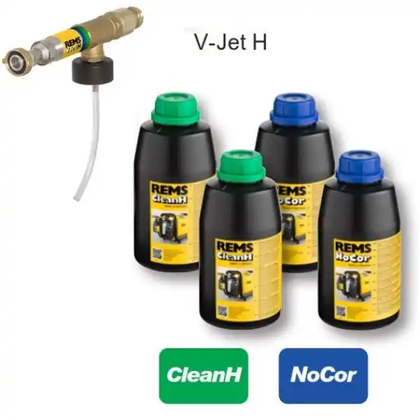 Rems 115853 R Kit de démarrage H Pour nettoyer et entretenir les radiateurs et les systèmes de chauffage par le sol pour Rems Multi-Push