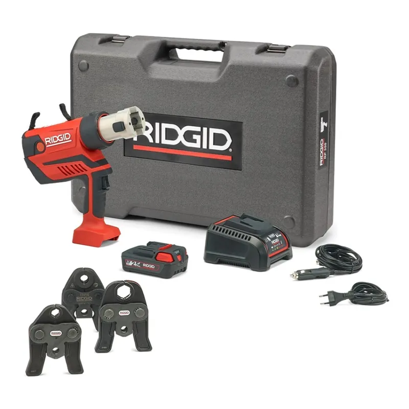 Ridgid 67093 RP350-B Kit Standard 12 - 108 mm Jeu de base Pince à sertir 18V 2.5Ah Li-Ion mâchoire V 15-18-22