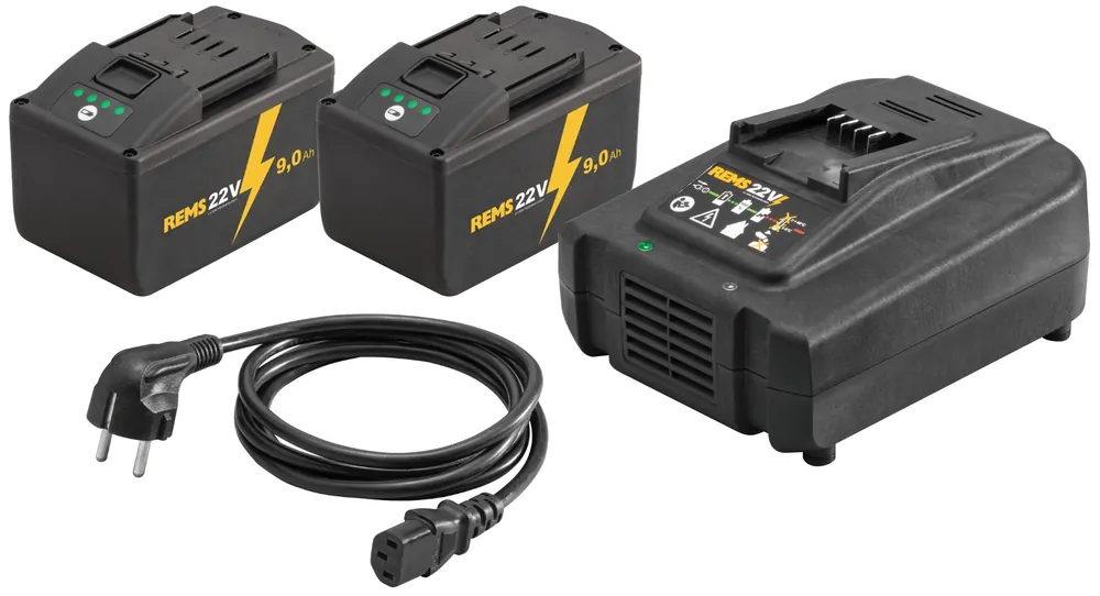 Rems 571594 R220 571594 Bloc d‘alimentation 22 V 9,0 Ah/230 Volt 290 Watt