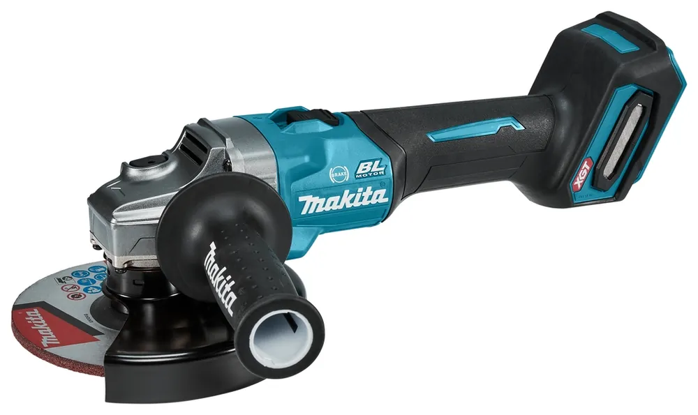 Makita GA035GZ Meuleuse d‘‘angle 40V max avec interrupteur de maintien 150mm hors batteries et chargeur