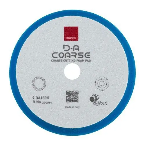 Rupes Accessoires RU-9.DA180H Tampon de polissage DA grossier 150-180mm