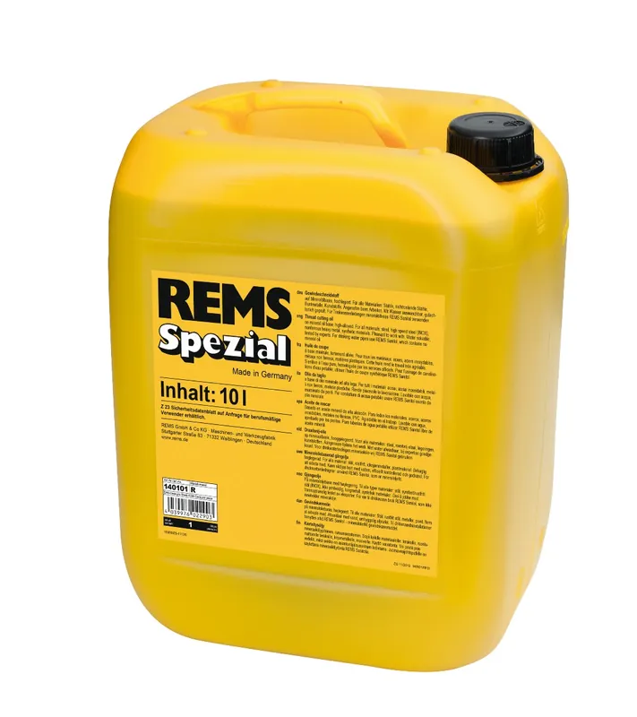 Rems 140101 R REMS Spezial huile coupe-fil à base d‘huile minérale 10 litres