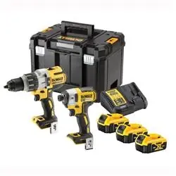 DeWalt DCK276P3T-QW Comboset 18V 3 x 5.0Ah Li-Ion - DCD996 Marteau perforateur sans fil + DCF887 Visseuse à percussion